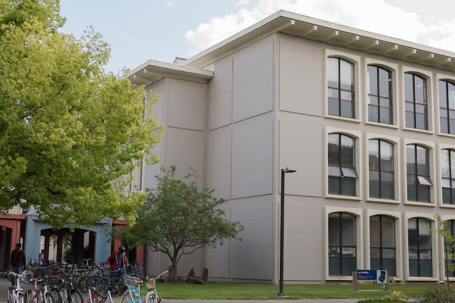 Art building at sunset. (NICOLE WASHINGTON)