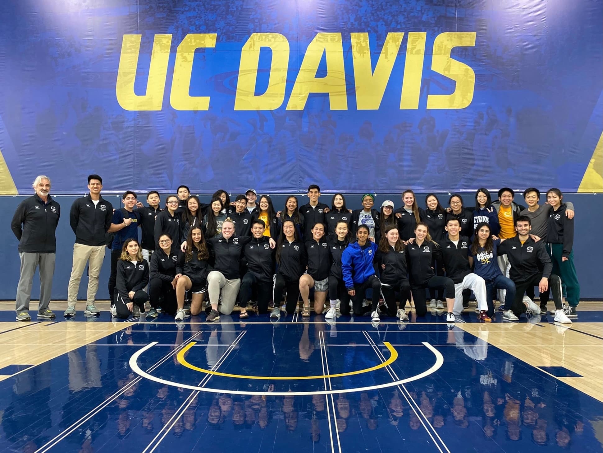 Photo of UC Davis Taekwondo team. Courtesy photo.