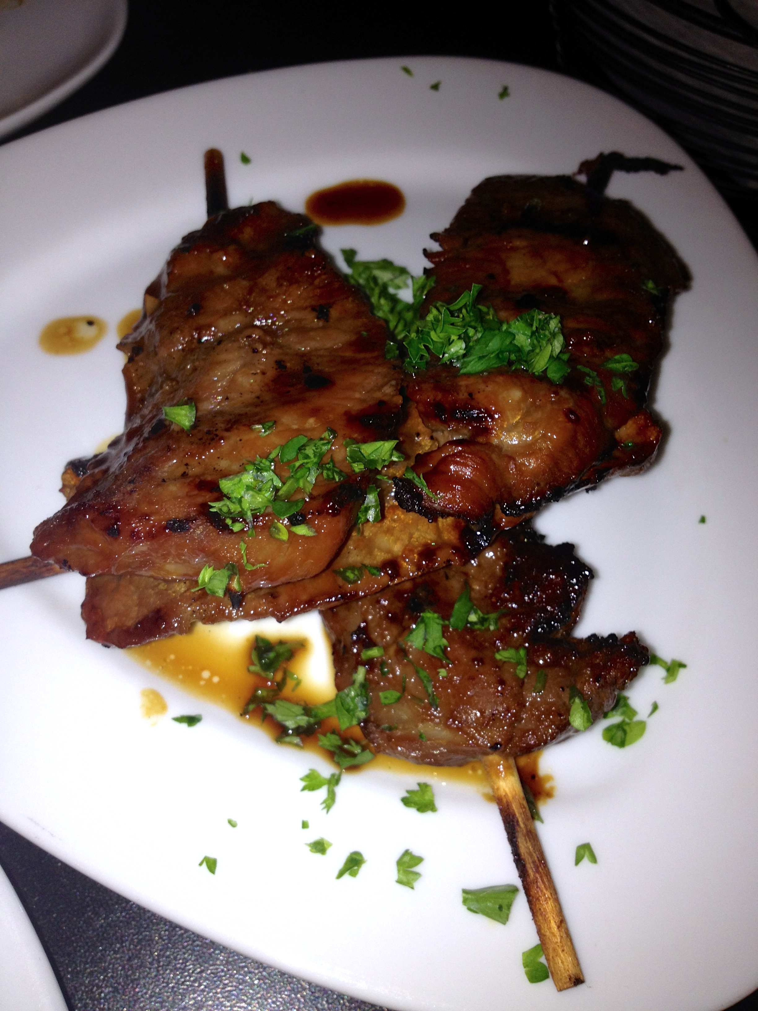 beef skewers