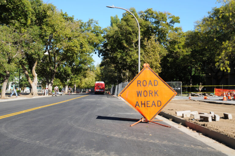 Summer construction on campus still in progress