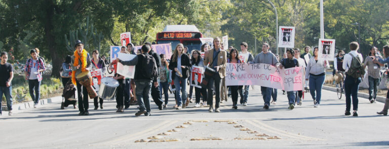 UC president visits Davis campus