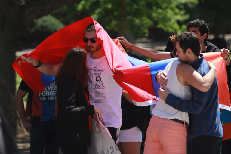 Students stage “die-in” to commemorate 1915 Armenian Genocide