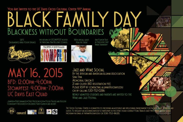 UC Davis to celebrate 44th Black Family Day