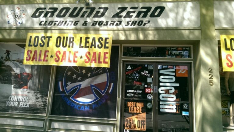 Davis Ground Zero clothing, board shop to close after 18 years