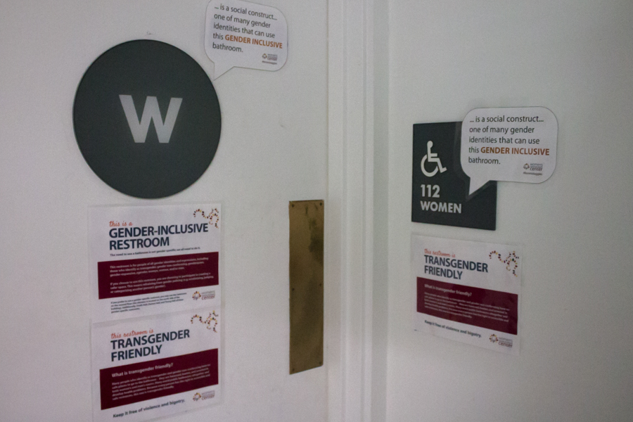 Gender inclusivity offers appropriate restroom options for LGBT and gender-nonconforming folk. (LUCY KNOWLES / AGGIE)