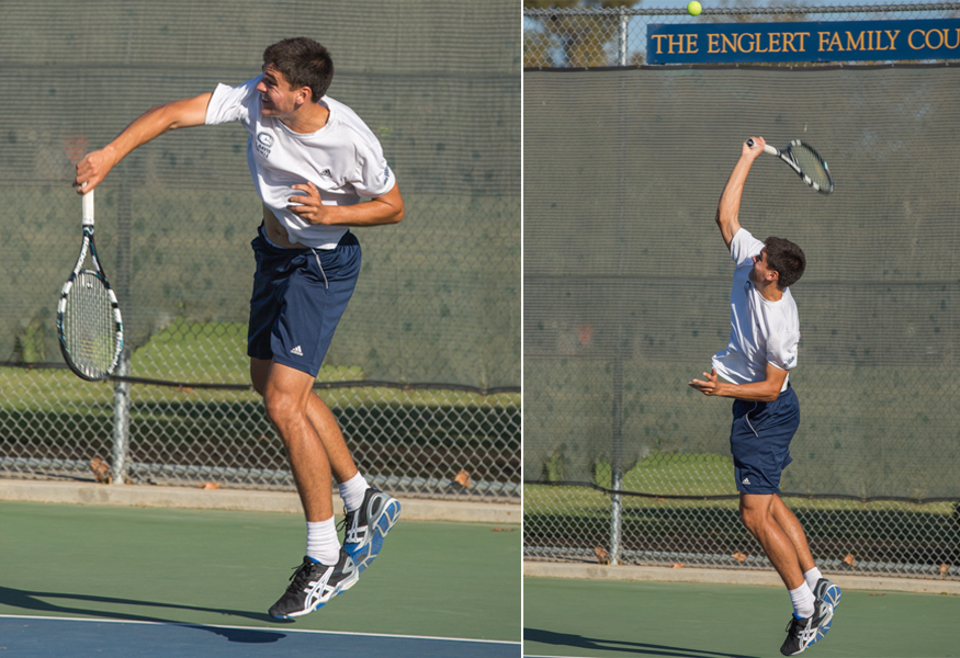 Alec Adamson plays during the 2015 Aggie Invitational. (JAY GELVEZON / AGGIE)