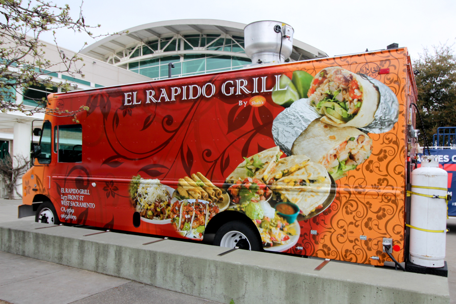 New Uc Davis Food Truck El Rapido Grill In Front Of The Arc