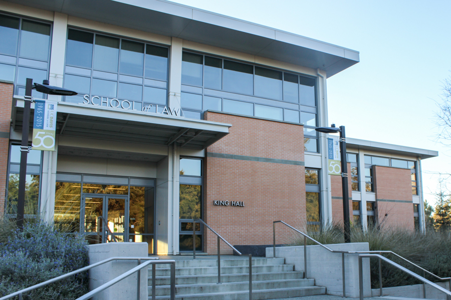 The UC Davis School of Law resides at King Hall near Mrak Hall, appropriately named after Dr. King himself. (VENOOS MOSHAYEDI / AGGIE)