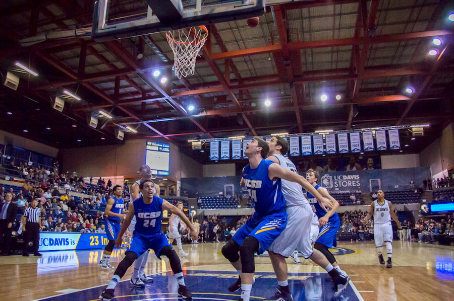 The Aggies shot a season high of 50 percent three point shots, 11-22 overall, against the Gauchos who shot only 27.8 percent (5-18). (BRIANA NGO / AGGIE)