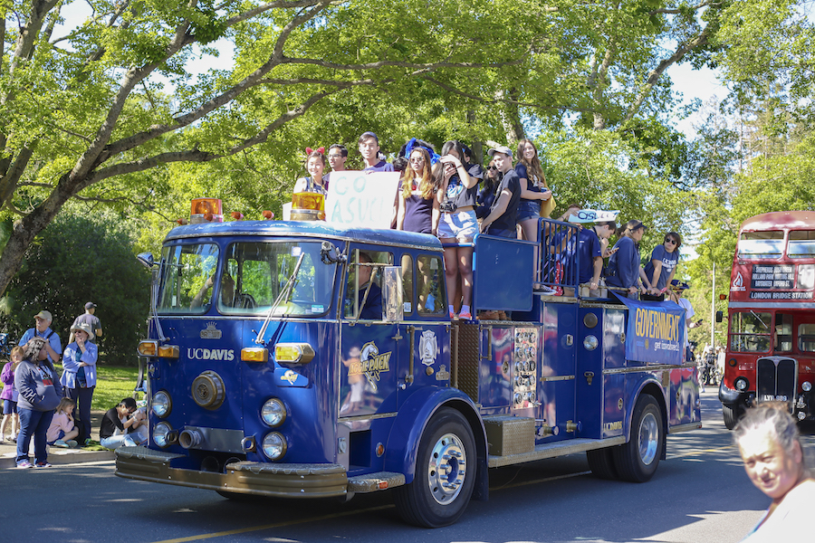 The Parade is the kick-off for the day's festivities and is one of the finest displays of how we here at Davis, Cultivate Our Authenticity. (CHARLES MIIN)