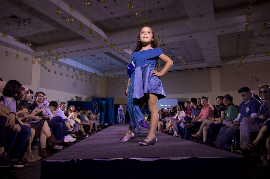 Watch out Vogue, here comes your next cover girl! Making her way down the Zenith Fashion Show runway. (BRIANA NGO)