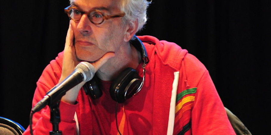 JOE MABEL / COURTESY (Joshua Clover participating in the “The Worst Song Roundtable”, Saturday, April 18, 2015, Pop Conference 2015. JBL Theatre, EMP Museum, Seattle, Washington.)
