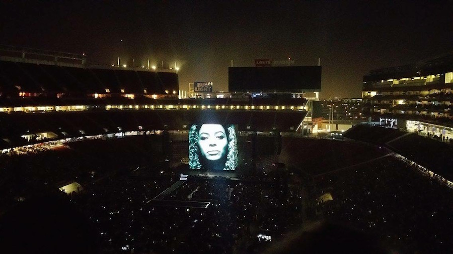 Beyonce Formation World Tour at Levi’s stadium. I finally got to see my favorite singer in concert. She was so fierce. #slay (NICKI PADAR)