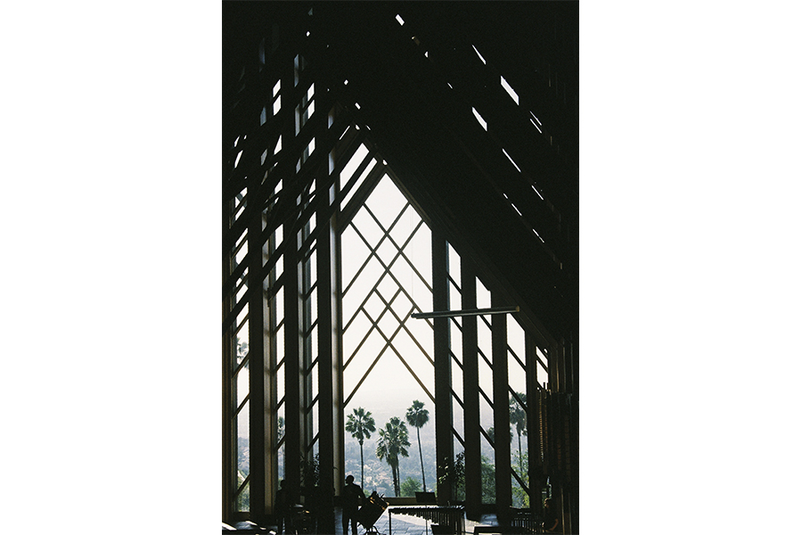 I took this photo with 35mm film in spring of 2014. I remember how invincible I felt in this tiny chapel with huge windows. These were the first photos I took that I ever felt proud to call mine. (BECCA RIDGE)