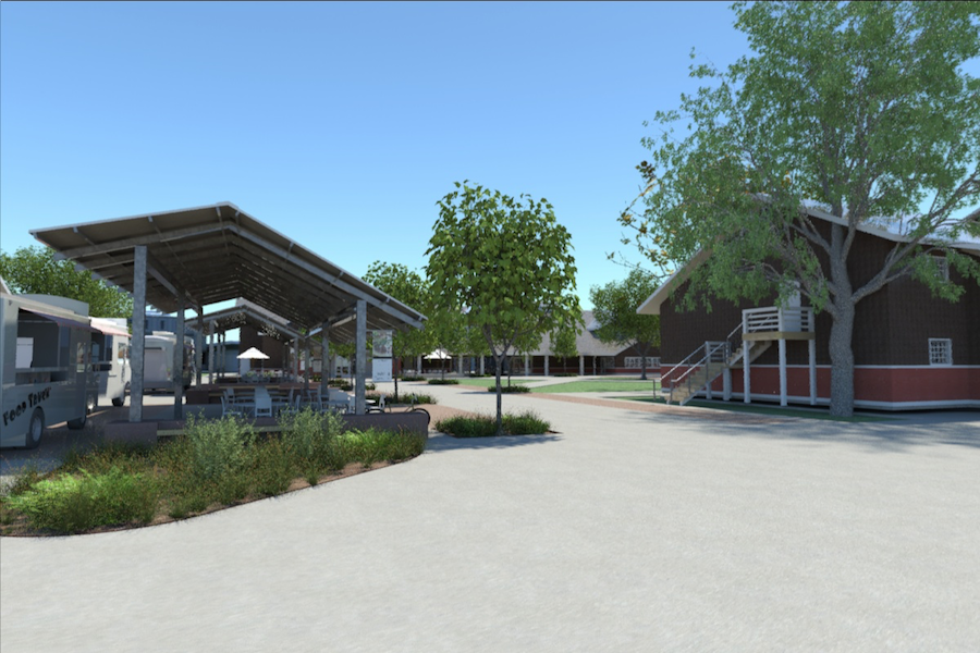 A larger picture of the planned remodel looking in from Hutchinson Drive. (UC DAVIS DESIGN AND CONSTRUCTION MANAGEMENT)