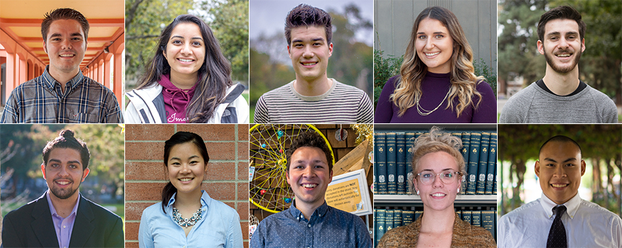 ASUCD Fall Quarter Senate Candidates (LAURA LONG, CHARLES MIIN, DANIEL TAK, NADIA DORIS, AMY HOANG, CAT TAYLOR, KELSEY GREGGE, BRIANA NGO, IAN JONES, ALEXA FONTANILLA / AGGIE)