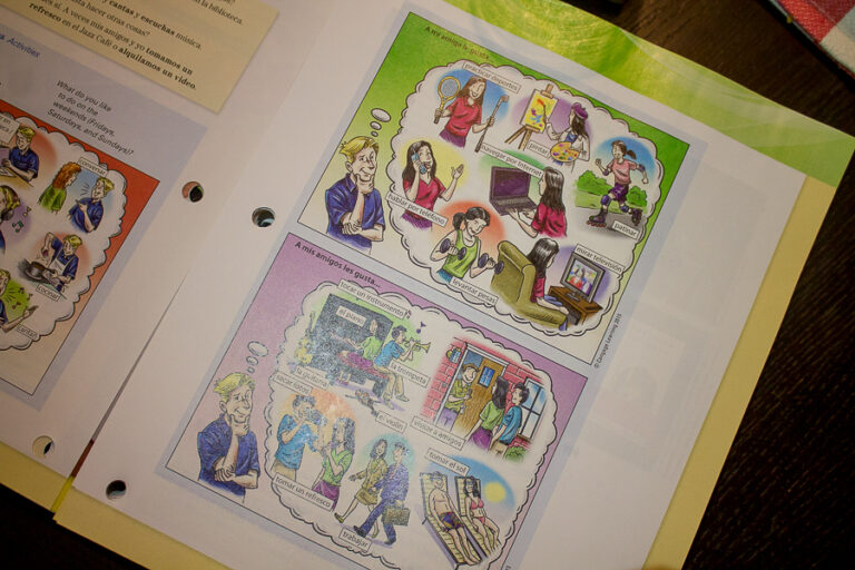 Humor: Why is everyone in this Spanish textbook having more fun than me?