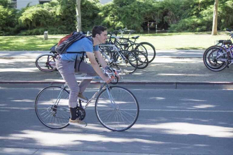 Humor: Wind God deliberately blows harder while student tries to bike home
