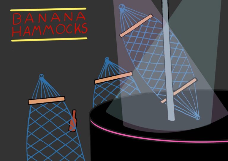 Cartoon: Where the hammocks go at night