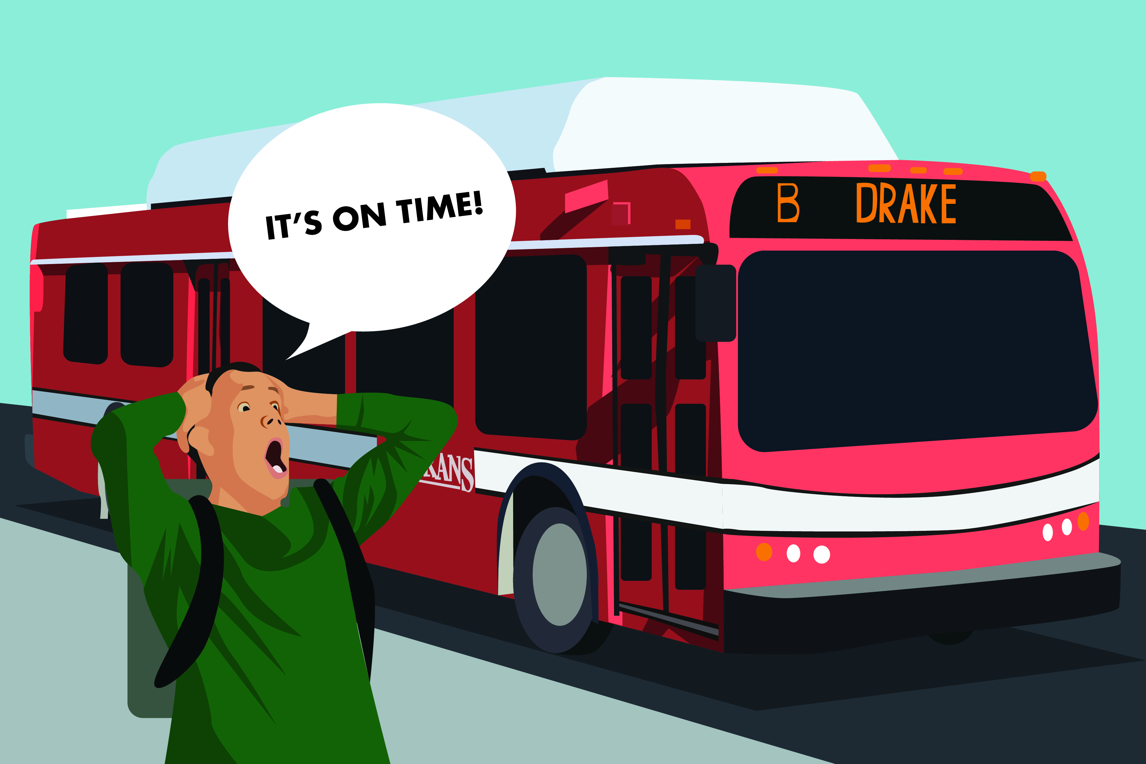 B Line Bus Times Humor: Unitrans B Line Miraculously Arrives On Time During Peak Hours - The  Aggie