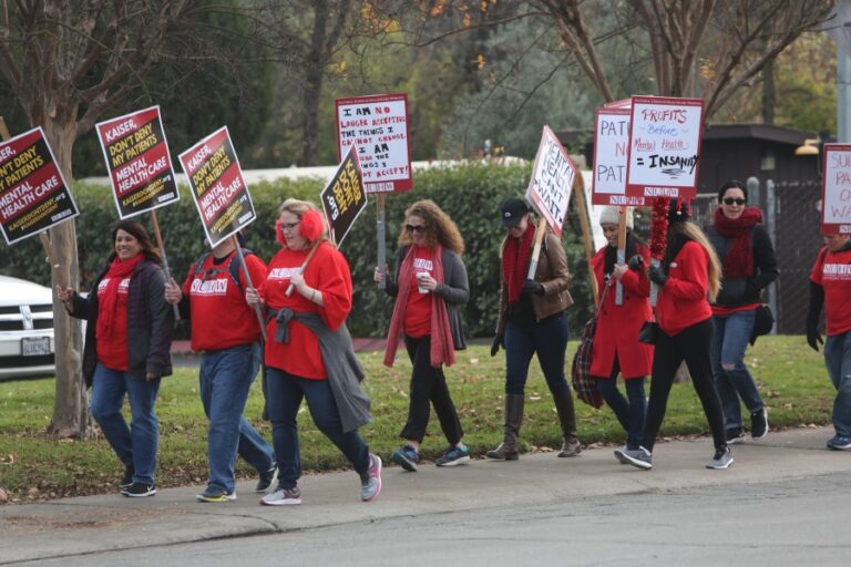 Mental health strike against Kaiser Permanente