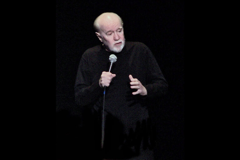 Revisiting the curmudgeonly anger and totally acceptable, politically-incorrect vlugarities of George Carlin