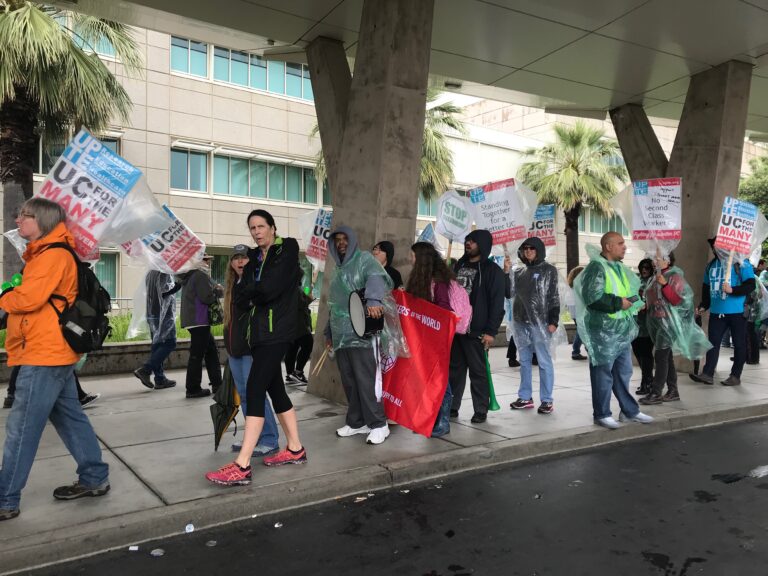 UC workers represented by AFSCME Local 3299 hold 5th strike in past year