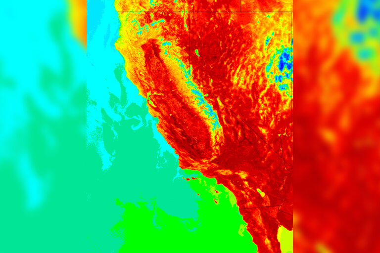 Is a heat wave coming to Davis? Did it rain in the East Indian Ocean?