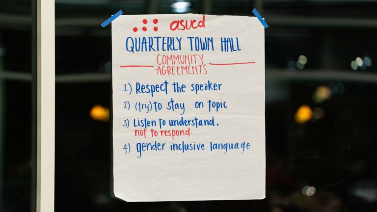 ASUCD Senate hosts first quarterly town hall