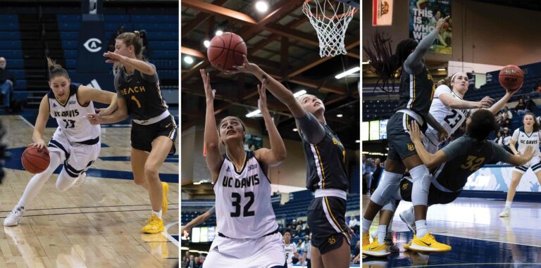 Aggies edge out Long Beach, hold on to another conference win at home