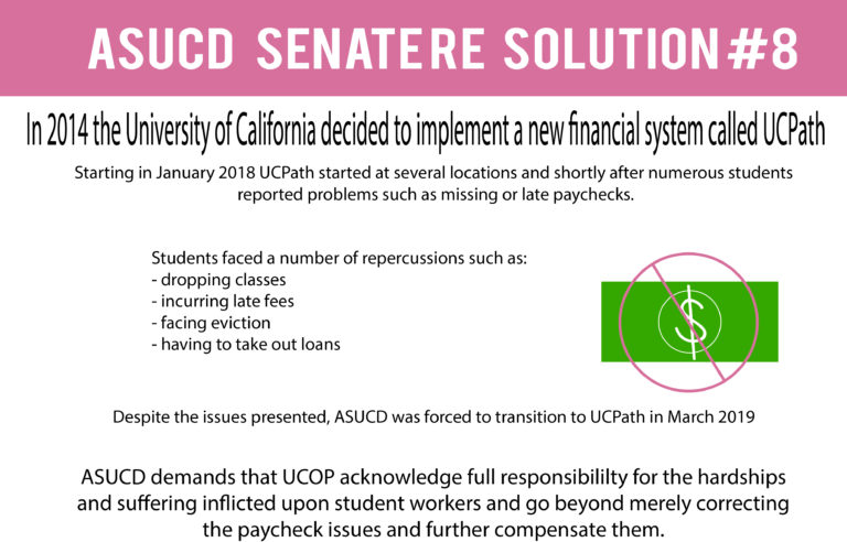 ASUCD Senate resolution condemns UCPath rollout at UC Davis