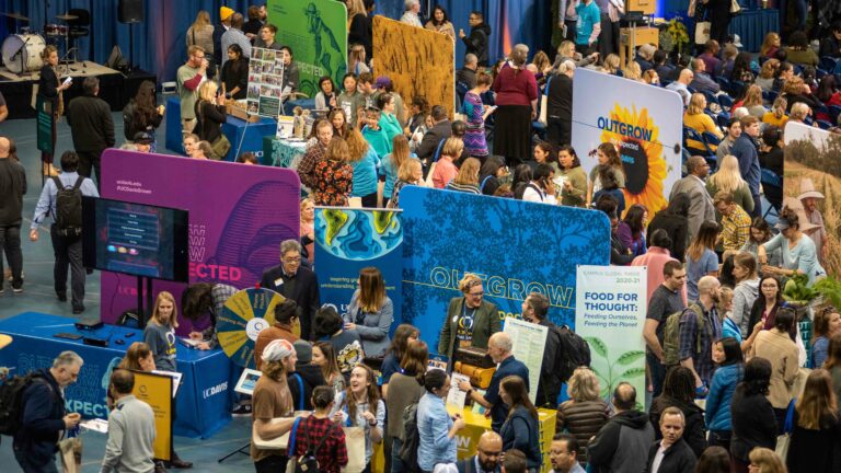 New motto unveiled at UC Davis’ 2020 kickoff celebration: “Outgrow the Expected”