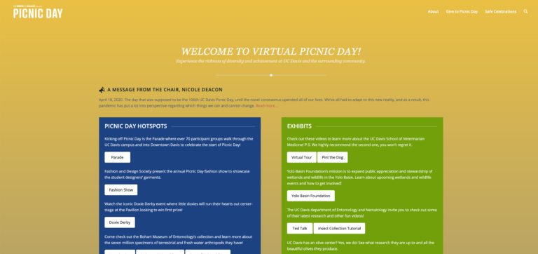 Picnic Day goes digital