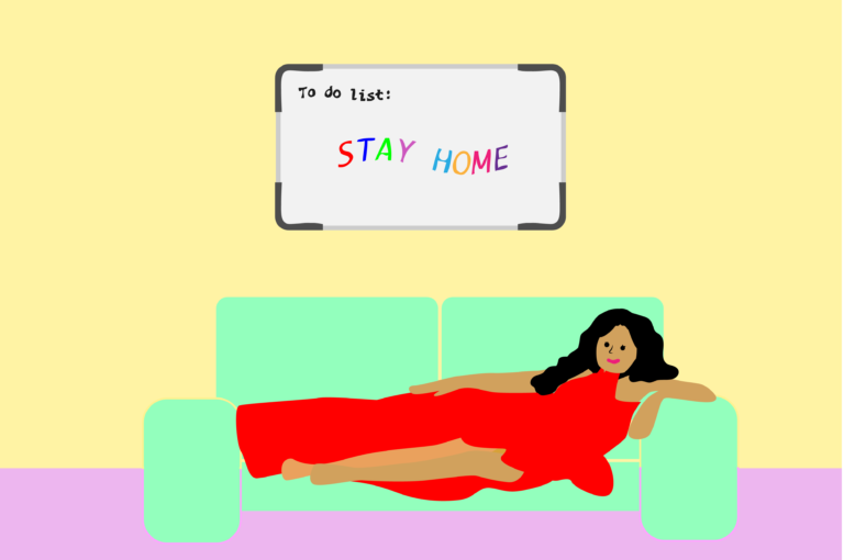 We can still dress up even though we’re stuck at home