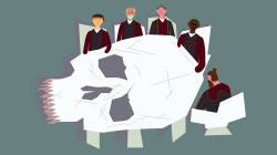 Humor: Chancellors hold secret meeting during COVID-19