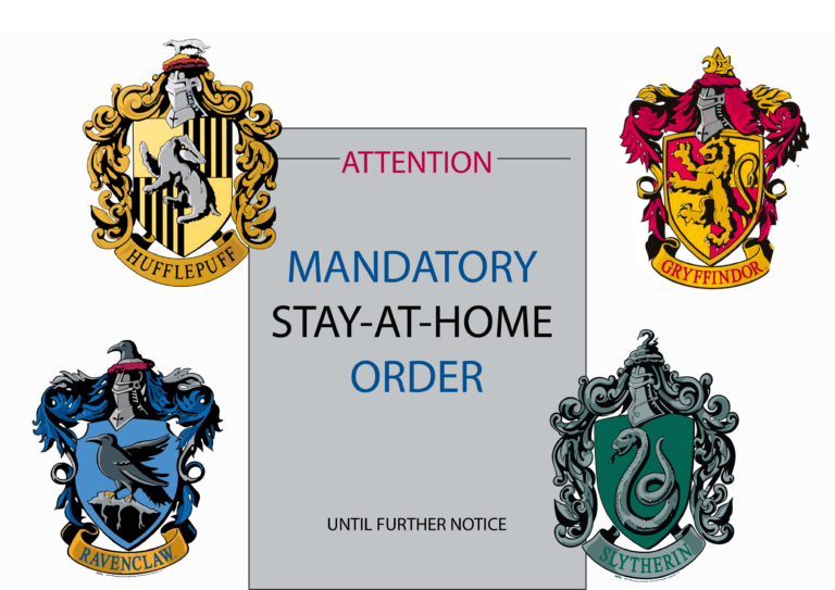 Shelter-in-place advice, based on your Hogwarts house