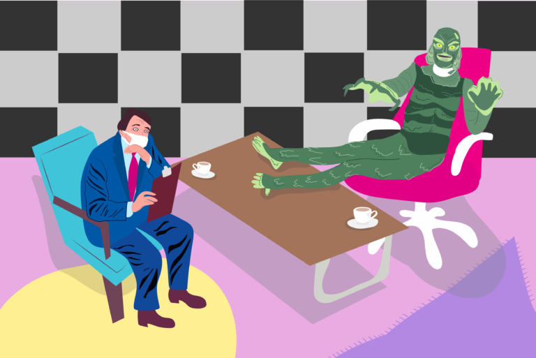 Humor: New perspectives on pain, pandemics & human suffering with Zorbulus the Reptilian