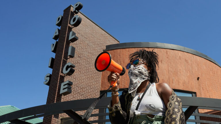 Davis Black Lives Matter protest draws crowd, despite Facebook controversy