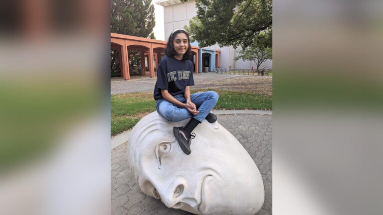 14-year-old Tiara Abraham begins her first quarter as a music major