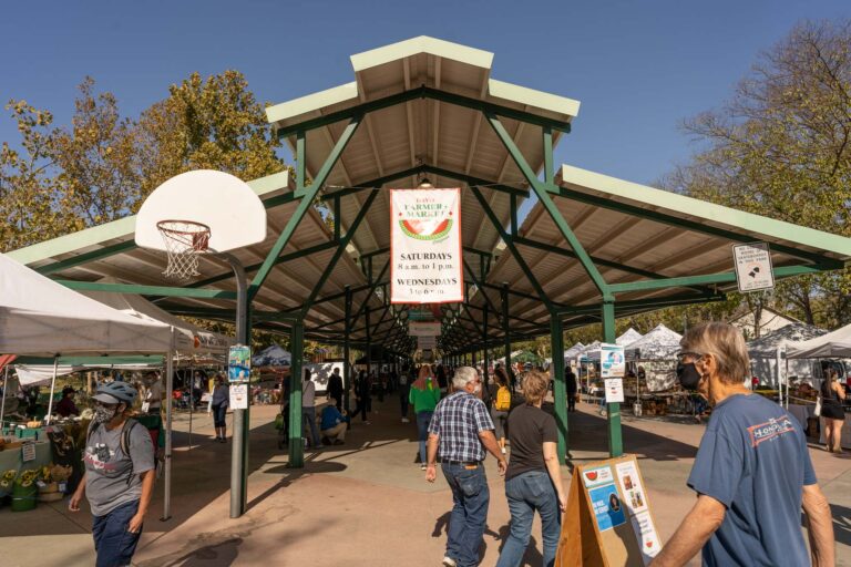 Davis Farmers Market continues during pandemic, attendance increases due to return of students to Davis