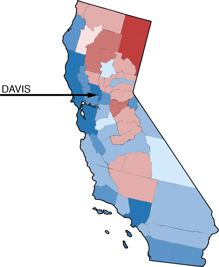 Is Davis a political bubble?