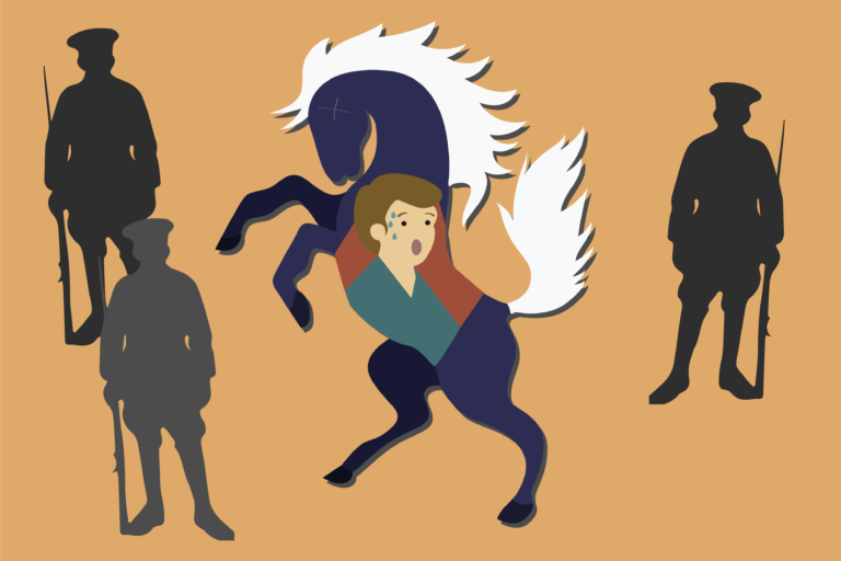 90% blue raspberry, 10% horse—the reason behind why Gunrock is blue