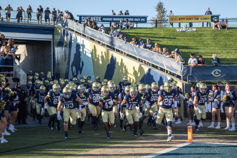 UC Davis Football celebrates homecoming with a blowout win against Northern Colorado