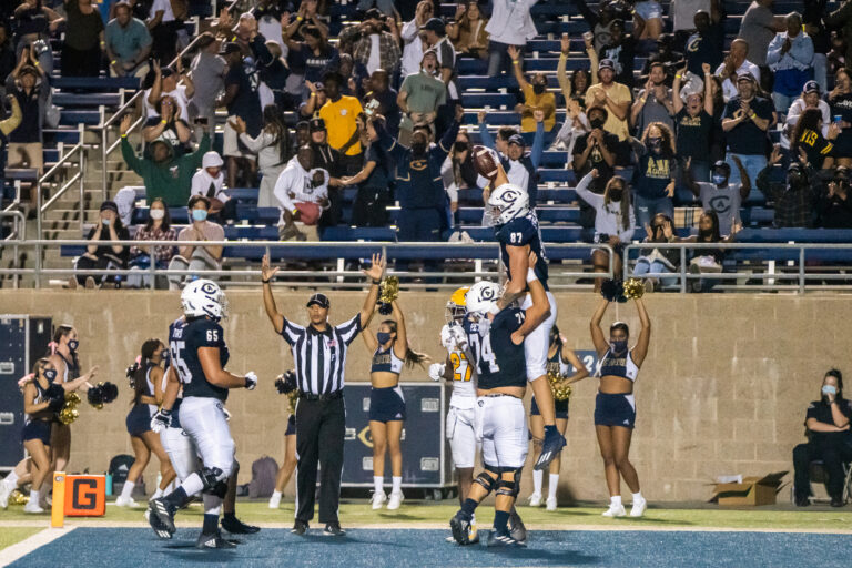 Trent Tompkins’ magic lifts the Aggies past Idaho in dramatic fashion