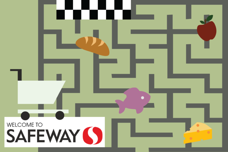 Dammit, they rearranged Safeway again