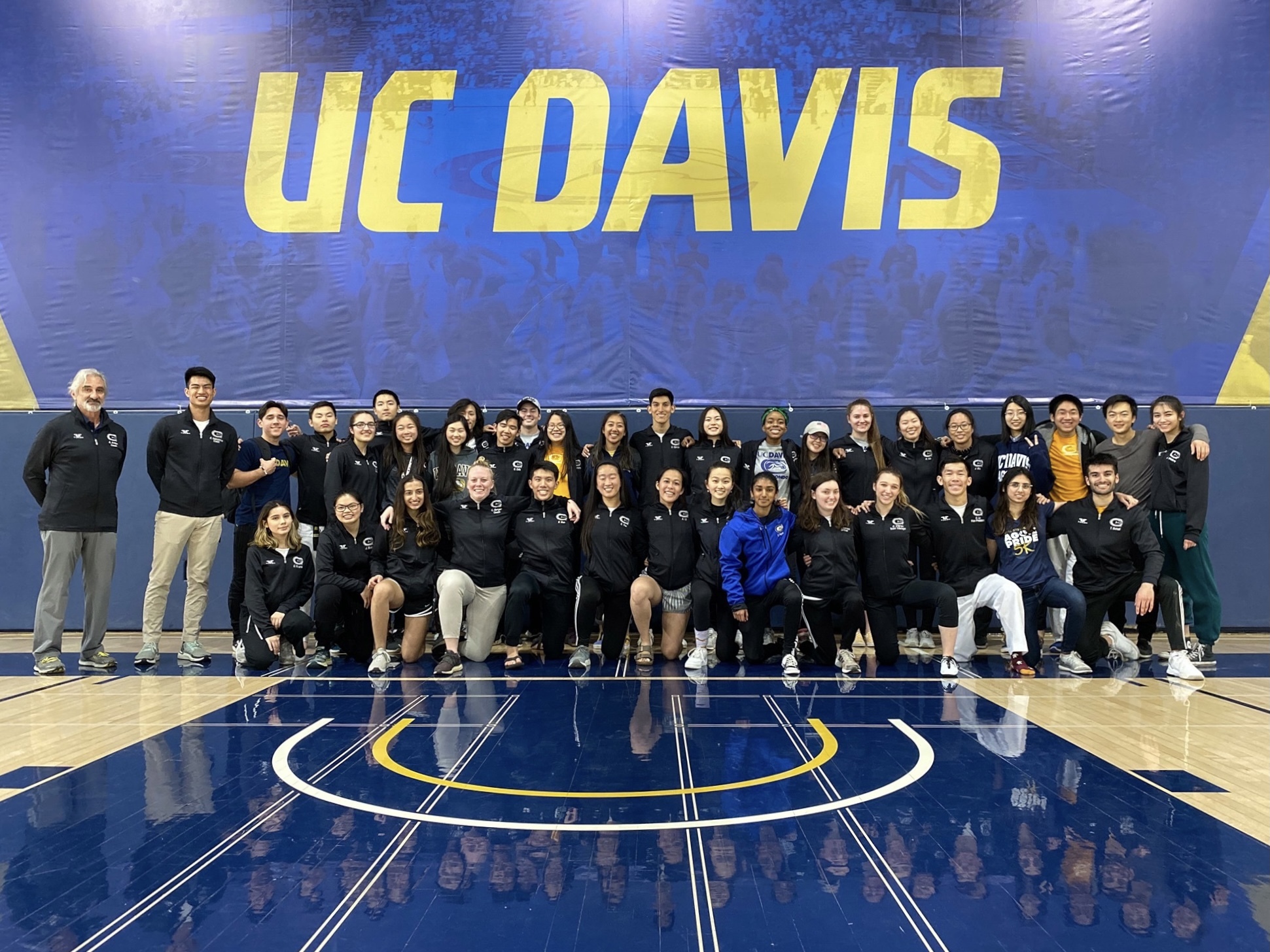 Photo of UC Davis Taekwondo team. Courtesy photo.