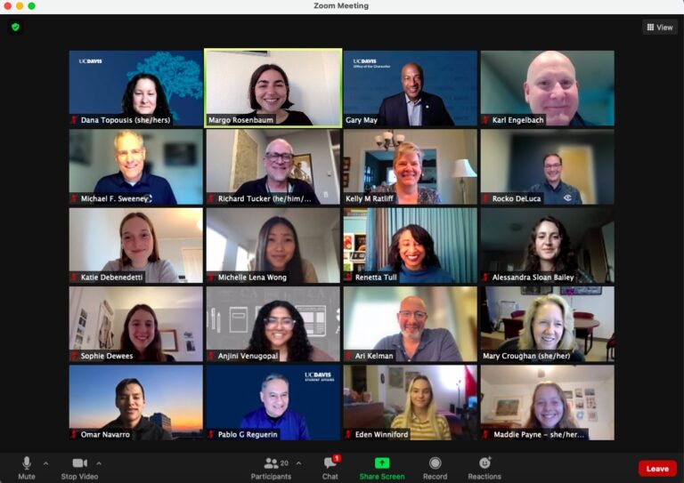 Editorial Board meets with Chancellor May, UC Davis administrators