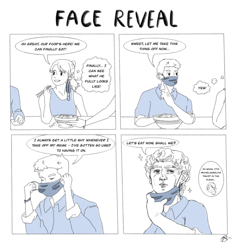 Cartoon: Face reveal