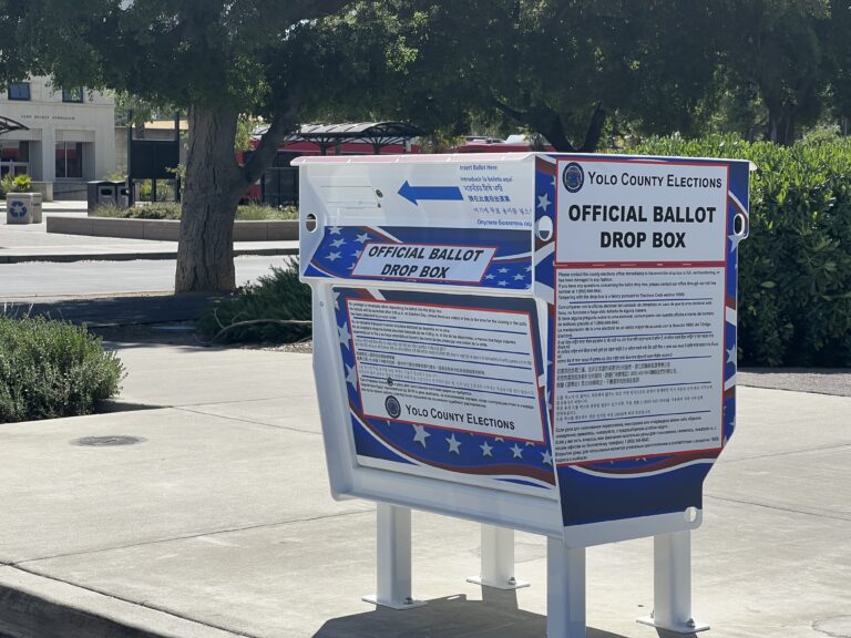 Permanent ballot dropbox installed on UC Davis campus 