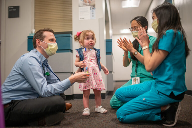 Pediatric patient born with organs outside of abdominal cavity transformed by multidisciplinary UC Davis Health team